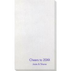 Your Choice of Text Bamboo Luxe Guest Towels
