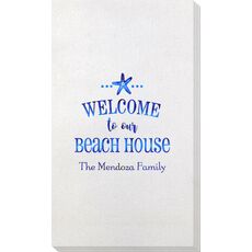 Welcome to Our Beach House Bamboo Luxe Guest Towels