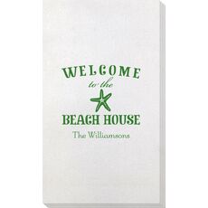 Welcome to the Beach House Bamboo Luxe Guest Towels