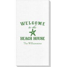 Welcome to the Beach House Deville Guest Towels