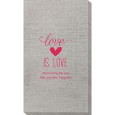 Love is Love Bamboo Luxe Guest Towels