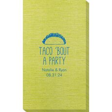 Taco Bout A Party Bamboo Luxe Guest Towels