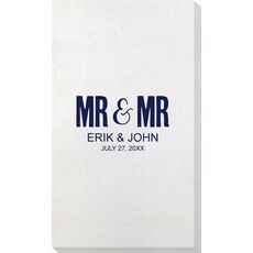 Bold Mr & Mr Bamboo Luxe Guest Towels