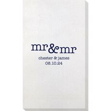 Happy Mr & Mr Bamboo Luxe Guest Towels