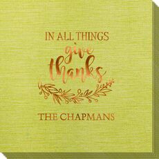 Give Thanks Bamboo Luxe Napkins