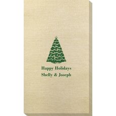Christmas Tree Bamboo Luxe Guest Towels