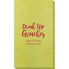 Drink Up Grinches Bamboo Luxe Guest Towels