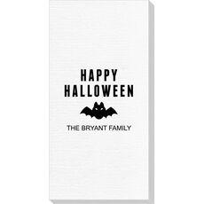 Happy Halloween Bat Deville Guest Towels