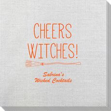 Cheers Witches Halloween Bamboo Luxe Napkins