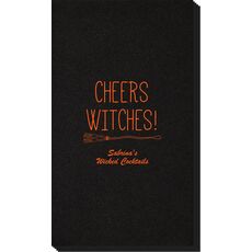 Cheers Witches Halloween Linen Like Guest Towels