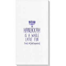 Latke Fun Hanukkah Deville Guest Towels