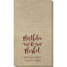 Mistletoe and Merlot Bamboo Luxe Guest Towels
