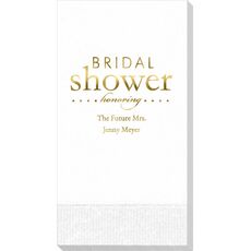 Bridal Shower Honoring Guest Towels