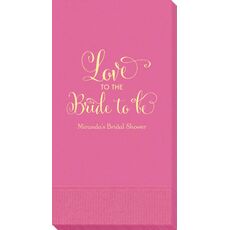 Love to the Bride to Be Guest Towels