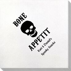 Bone Appetit Skull Bamboo Luxe Napkins