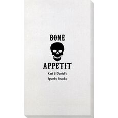 Bone Appetit Skull Bamboo Luxe Guest Towels
