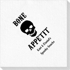 Bone Appetit Skull Deville Napkins
