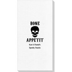 Bone Appetit Skull Deville Guest Towels