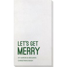 Let's Get Merry Bamboo Luxe Guest Towels