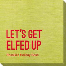Let's Get Elfed Up Bamboo Luxe Napkins