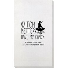 Witch Better Have My Candy Bamboo Luxe Guest Towels