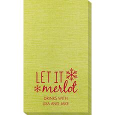Let It Merlot Bamboo Luxe Guest Towels