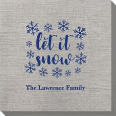Let It Snow Bamboo Luxe Napkins