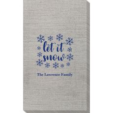 Let It Snow Bamboo Luxe Guest Towels
