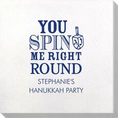 You Spin Me Right Round Bamboo Luxe Napkins