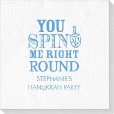 You Spin Me Right Round Deville Napkins