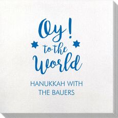 Oy To The World Bamboo Luxe Napkins
