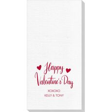 Happy Valentine's Day Deville Guest Towels