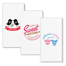 Custom Deville Guest Towels with Your 2-Color Artwork