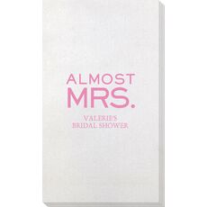 Almost Mrs. Bamboo Luxe Guest Towels