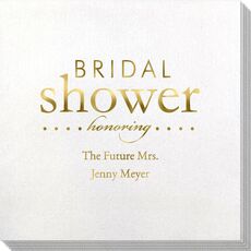 Bridal Shower Honoring Bamboo Luxe Napkins