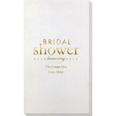 Bridal Shower Honoring Bamboo Luxe Guest Towels