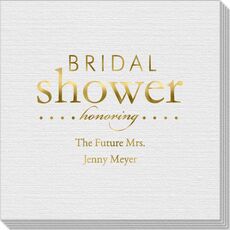 Bridal Shower Honoring Linen Like Napkins