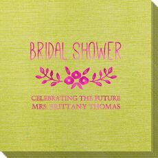 Bridal Shower Swag Bamboo Luxe Napkins