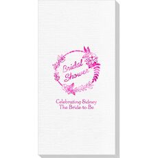 Bridal Shower Wreath Deville Guest Towels