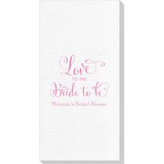 Love To The Bride To Be Deville Guest Towels