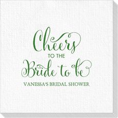 Cheers To The Bride To Be Deville Napkins