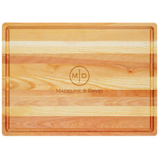 Circle Initials Master Wood Cutting Board