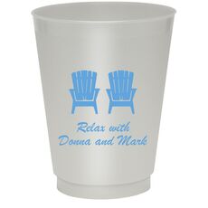 Adirondack Chairs Colored Shatterproof Cups