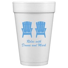 Adirondack Chairs Styrofoam Party Cups