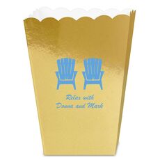 Adirondack Chairs Mini Popcorn Boxes