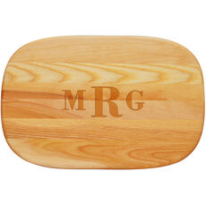 Block Monogram Medium 15-inch Wood Cutting Board