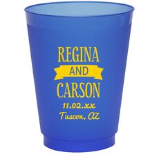 Celebration Couple Colored Shatterproof Cups