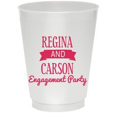 Celebration Couple Colored Shatterproof Cups
