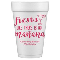 Fiesta Styrofoam Cups