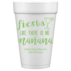 Fiesta Styrofoam Cups